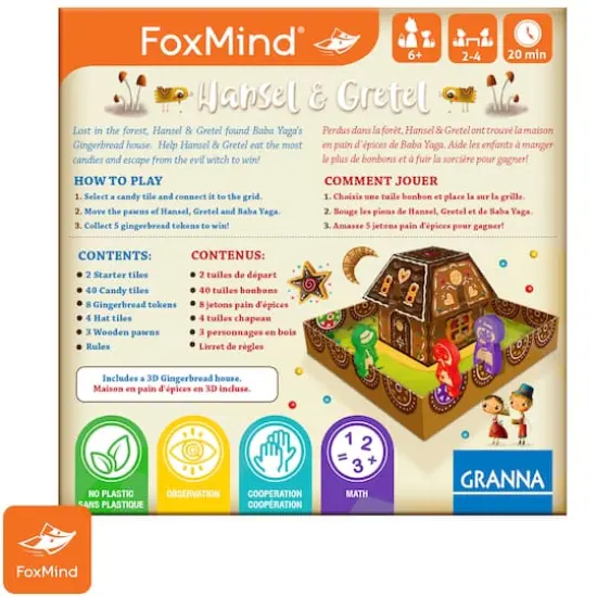 FoxMind Games Granna Fairytale Series Hansel & Gretel Game {3}