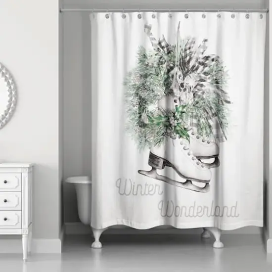 Winter Wonderland Shower Curtain {3}
