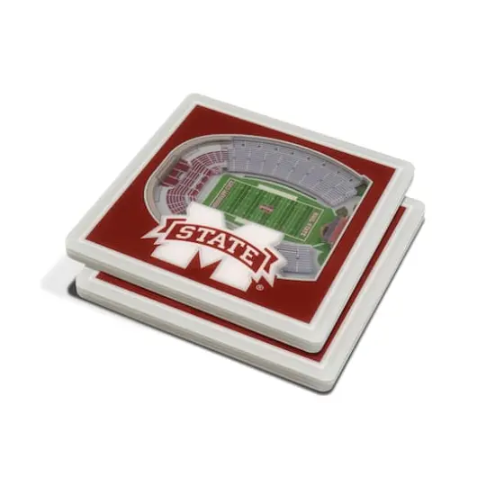 NCAA 3D StadiumView Coasters Mississippi State Bulldogs {1}