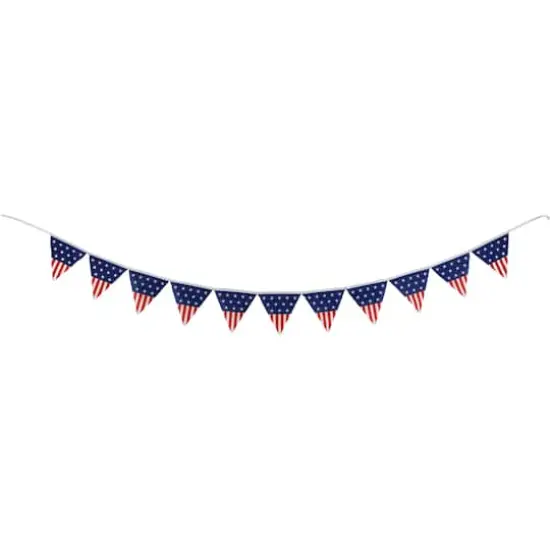 9.75ft. Pennant USA Flag Hanging Wall Banner {1}