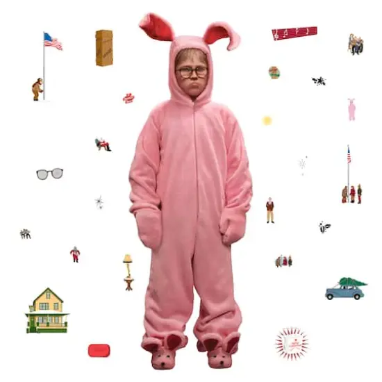 RoomMates A Christmas Story Bunny Suit Ralphie Giant Wall Decal Set {1}