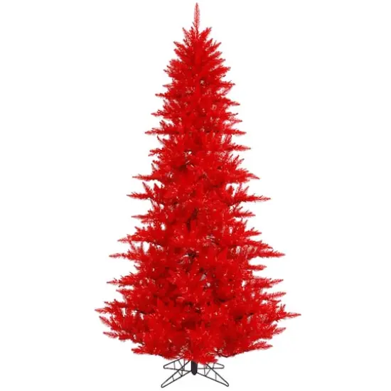 3ft. Unlit Red Fir Artificial Christmas Tree {1}