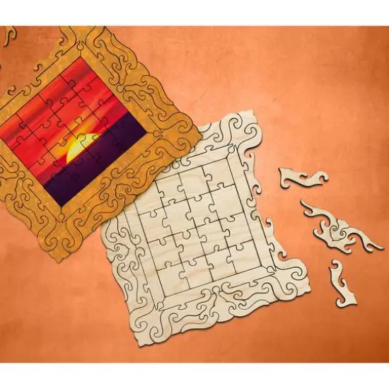 Leisure Arts&reg; Small Frame D.I.Y. Wood Puzzle {5}