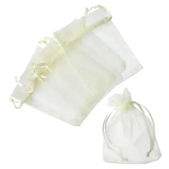 Celebrate It&trade; Occasions&trade; Organza Bags Ivory {1}