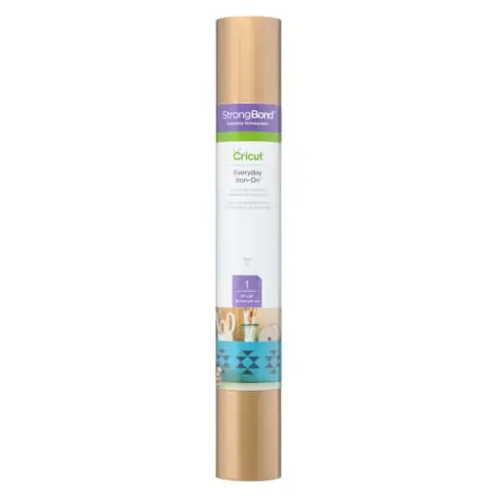 Cricut&reg; 12" x 24" Iron-On Gold {1}