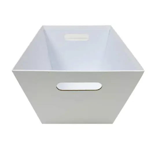 12.5" Paperboard Gift Basket by Celebrate It&trade; White {5}