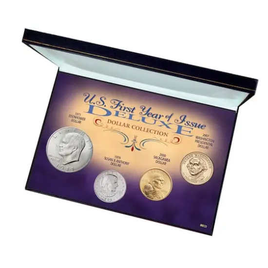 U.S. First Year of Issue Deluxe Dollar Collection {1}