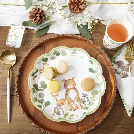 Kate Aspen&reg; 9" Woodland Baby Premium Paper Plates, 32ct. {4}