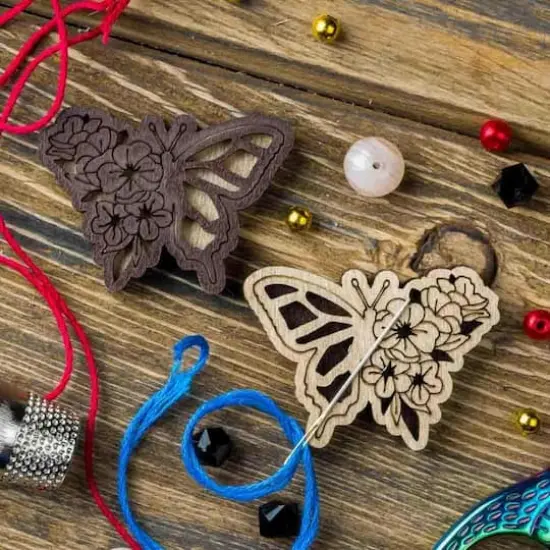 Wonderland Crafts Butterfly Magnetic Double Sided Needle Holder {4}