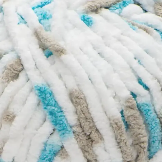 4 Pack Bernat&reg; Baby Blanket&trade; YarnLittle Teal Dove Print {3}