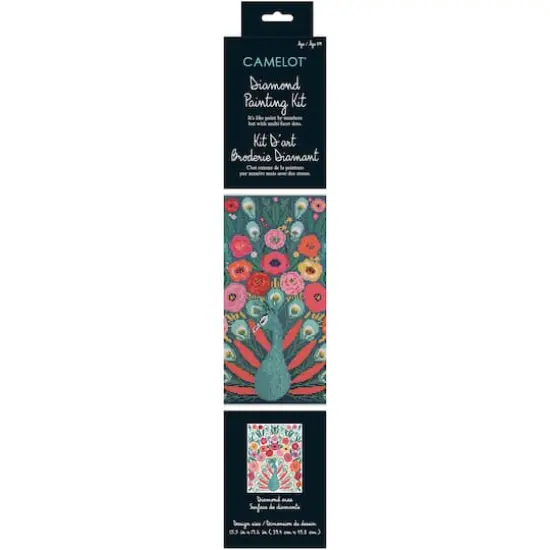 Camelot Dotz&reg; Fabulous Feathers Diamond Art Kit {5}