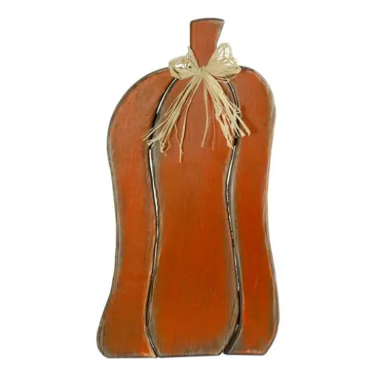 19.5" Orange Pumpkin Tabletop D&eacute;cor {1}