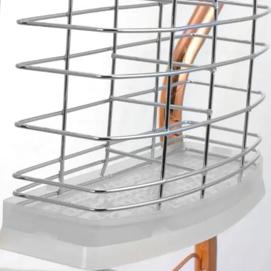 Better Chef 22" Chrome-Plated & Copper 2-Tier Dish Rack {3}