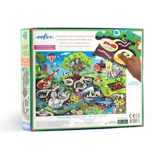 eeBoo Within the Country 48 Piece Giant Floor Jigsaw Puzzle {7}