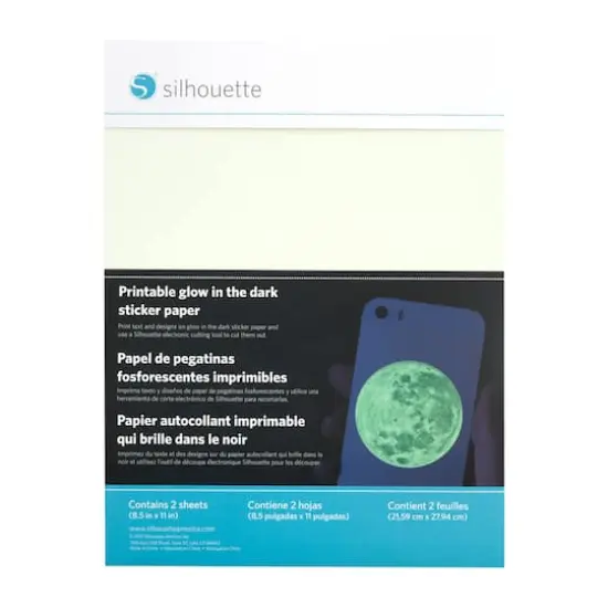 Silhouette&reg; Glow-in-the-Dark Sticker Sheets, 2ct. {1}