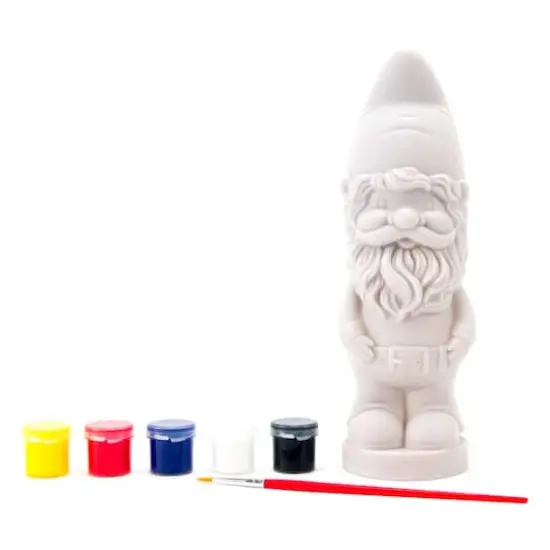 Creative Roots&trade; Paint Your Own Gnome Figurine Kit {3}