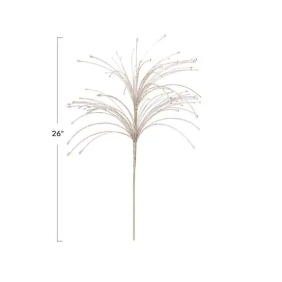 Hello Honey&reg; 26" Silver Beaded Spray {5}