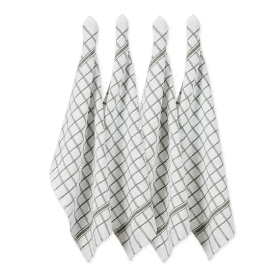 DII&reg; Artichoke Windowpane Terry Dishtowels, 4ct. {1}
