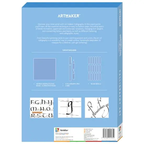 Hinkler Art Maker Masterclass Collection Calligraphy Art Kit {9}