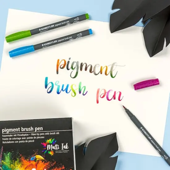 STAEDTLER&reg; Pigments Arts 24 Color Brush Pen Set {8}