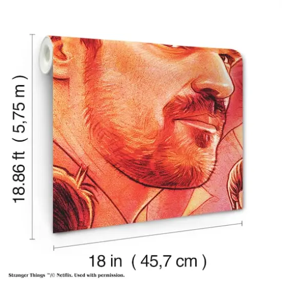 RoomMates Netflix Stranger Things Mural {6}