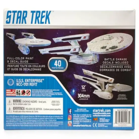 Polar Lights&reg; Star Trek&trade; U.S.S. Enterprise NCC-1701 Refit Wrath of Khan Edition 1:1000 Scale Model Kit {3}