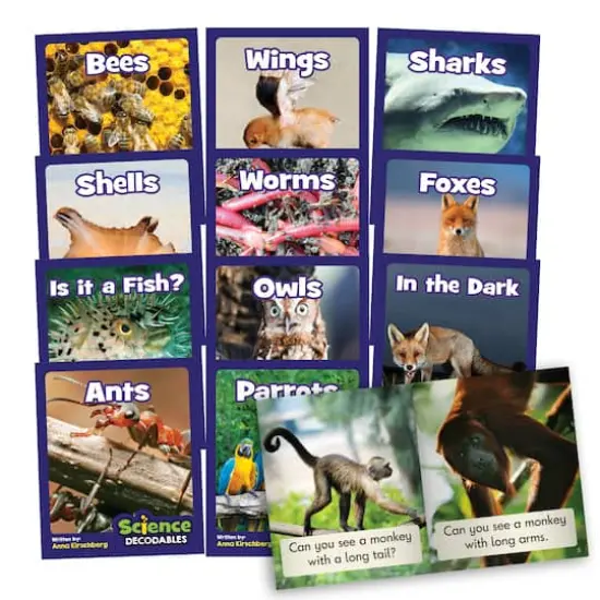 Junior Learning&reg; Science Decodables Phase 3 Non-Fiction Educational Learning Set {1}