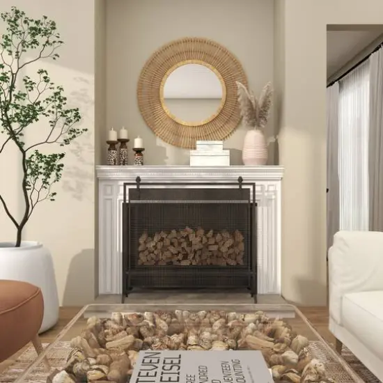 11" Pink Ceramic Whitewashed Ribbed Vase {18}