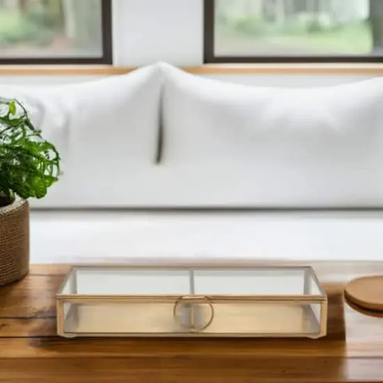 Hello Honey&reg; Brass & Glass Display Box {4}