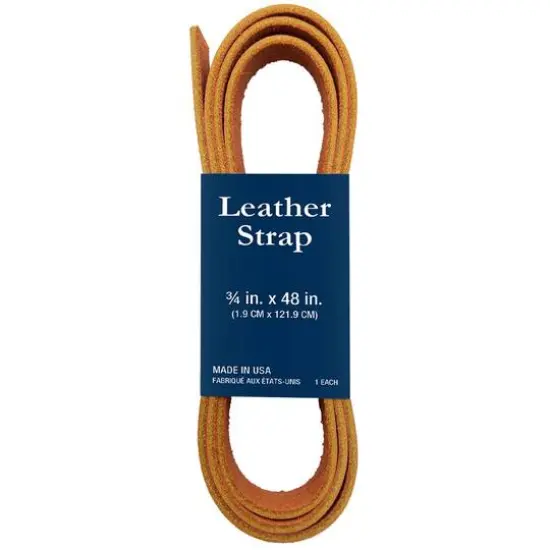 Silver Creek Leather Strap, 3/4" x 48" Black {2}