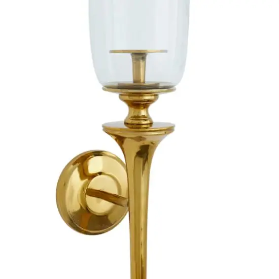 30" Gold Traditional Wall Sconce {4}