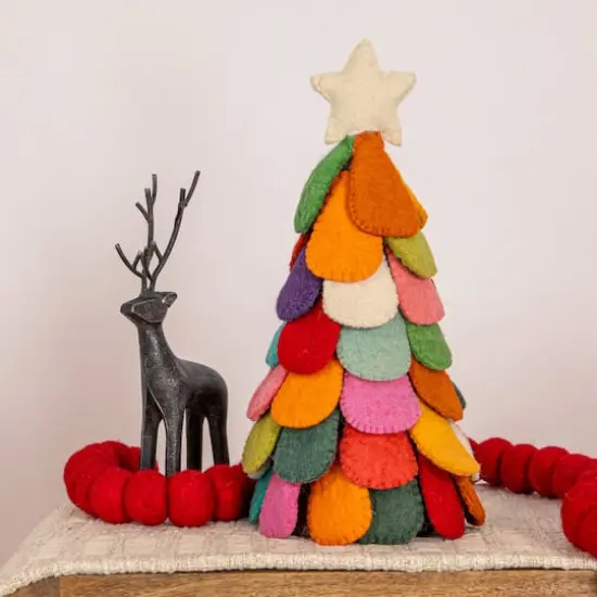 Hello Honey&reg; 15" Wool Felt Christmas Tree {4}