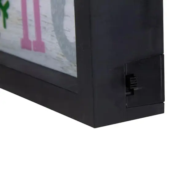 LED Lighted "HO HO HO" With Snowflakes Christmas Wall Art {5}