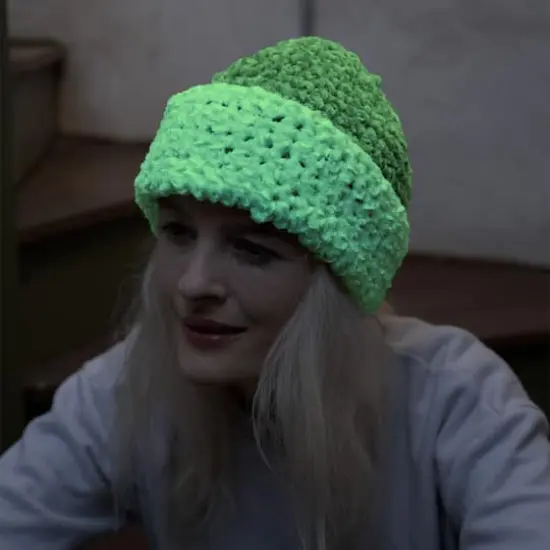 Lion Brand&reg; DIY Glow Chenille Yarn Pearl {3}