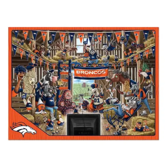 NFL Barnyard Fans 500 Piece Puzzle Denver Broncos {5}