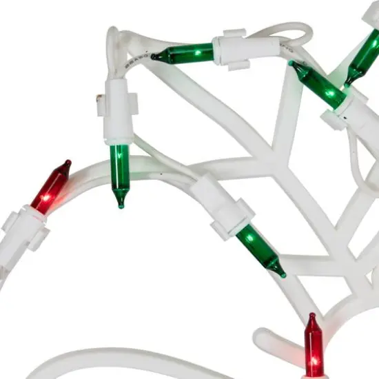 15" Lighted Bells with Bow Christmas Window Silhouette Decoration {6}