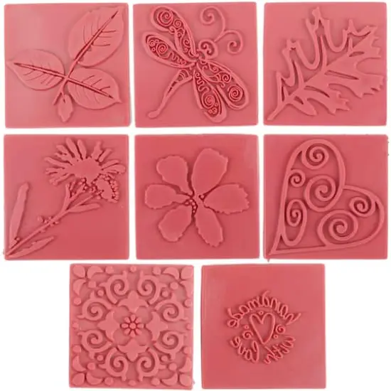 Life of the Party Soap Embossing Square Stamp Set, 8ct. {3}