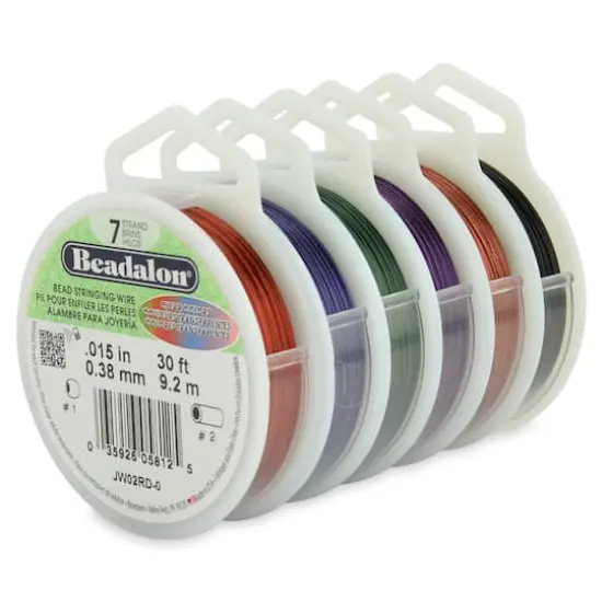 Beadalon&reg; Assorted 7 Strand Bead Stringing Wire Pack {1}
