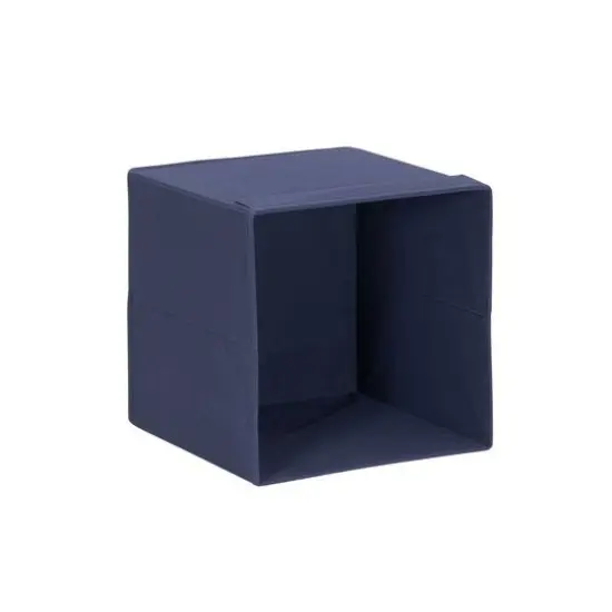 Household Essentials 11" Storage Cubes with Lip Handles, 6ct. Navy {5}