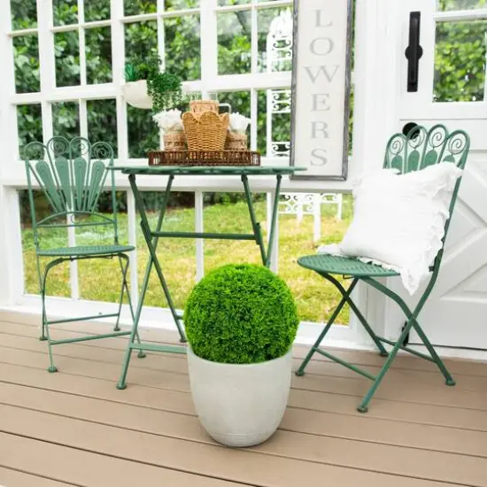 16in. UV Resistant Artificial Mediterranean Cypress Topiary Plant (Indoor/Outdoor) {6}