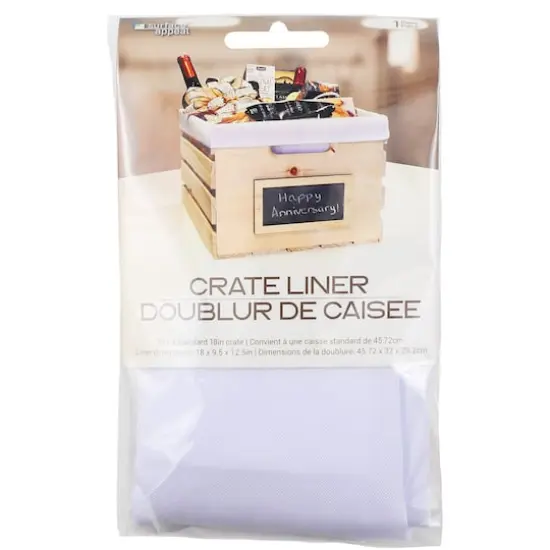 Surface Appeal&trade; 18" Crate Liner White {1}