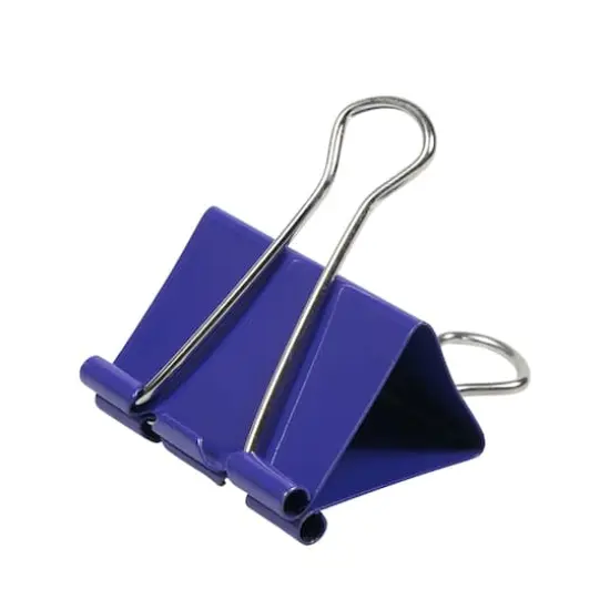 JAM Paper 1.5" Binder Clips, 12ct. Purple {6}