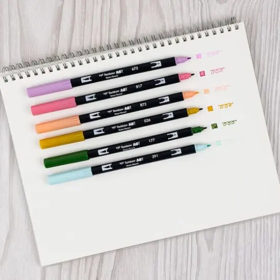 Tombow Teatime Dual Brush Pen Set {6}