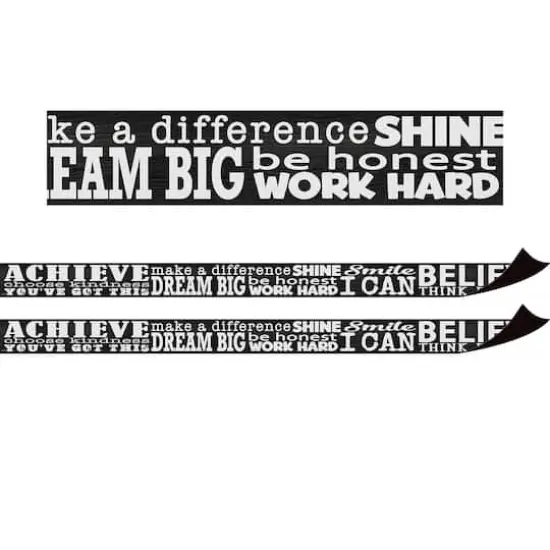 Teacher Created Resources Modern Farmhouse Positive Sayings Magnetic Border, 48ft. {1}