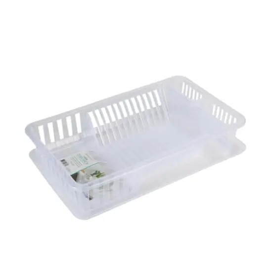 Kitchen Details Large Clear Dish Rack with Tray {1}