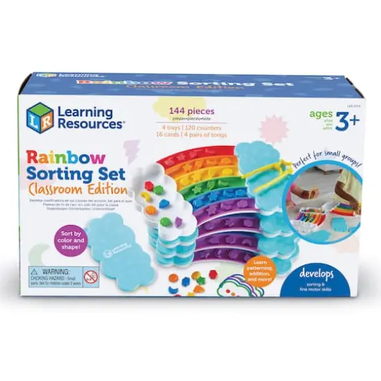 Learning Resources Rainbow Sorting Trays Classroom Edition {5}