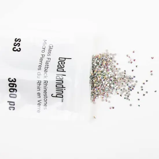 SS3 Glass Flatback Rhinestones by Bead Landing&trade; Aurora Borealis {4}