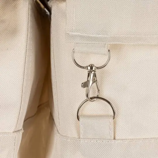 Household Essentials 2-Bag Rolling Laundry Sorter Natural {9}