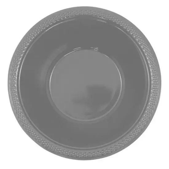 JAM Paper 7" Plastic Bowls, 20ct. Silver {3}