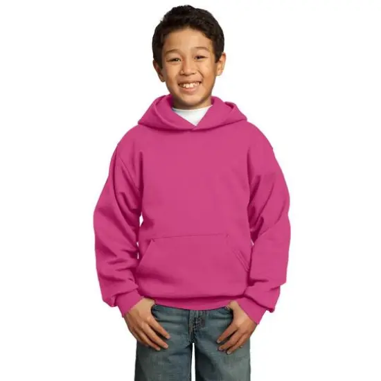 Port & Company® Colors Youth Core Fleece Pullover Hooded Sweatshirt {3}